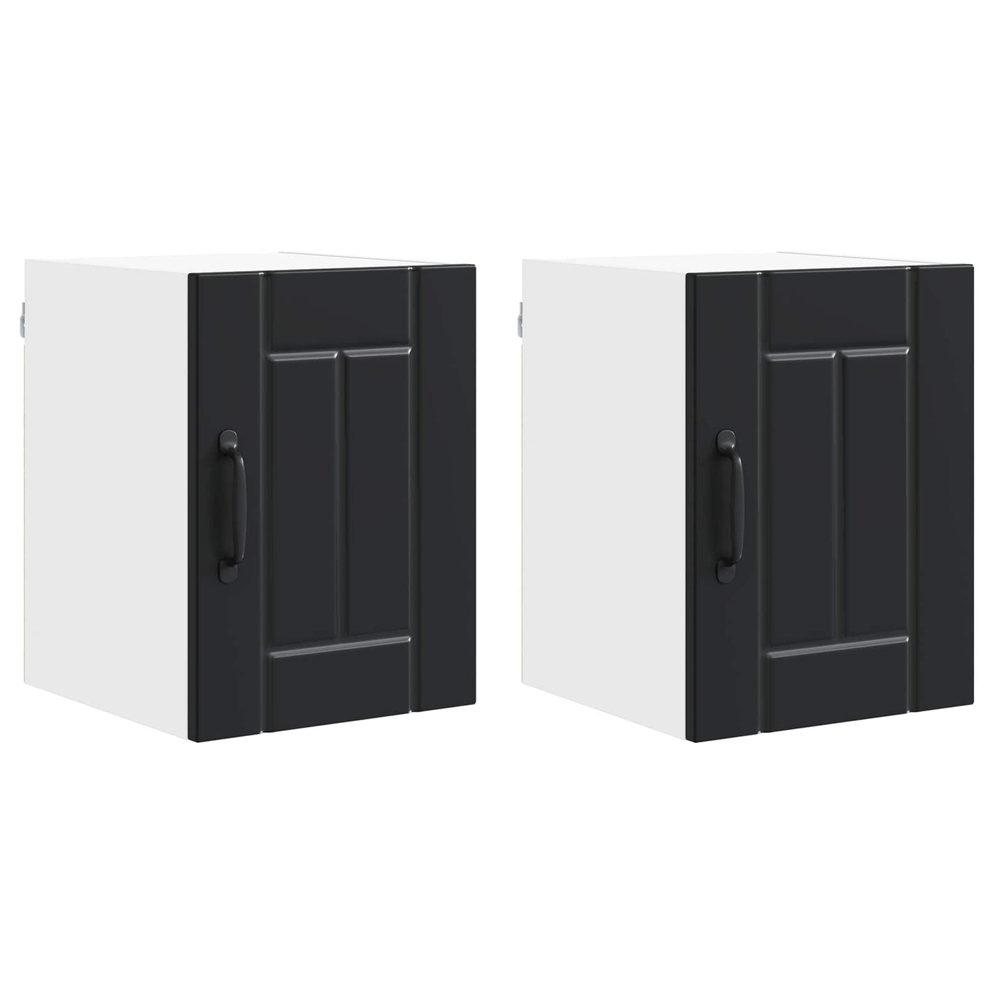 Armadietto a muro LUCCA 2 pcs Nero 30 x 31 x 40 cm | homemem39