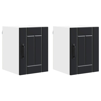 Armadietto a muro LUCCA 2 pcs Nero 30 x 31 x 40 cm