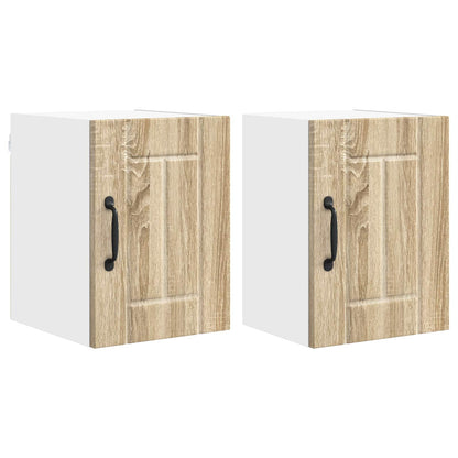 Armadietto a muro LUCCA 2 pcs Rovere Sonoma 30 x 31 x 40 cm | homemem39