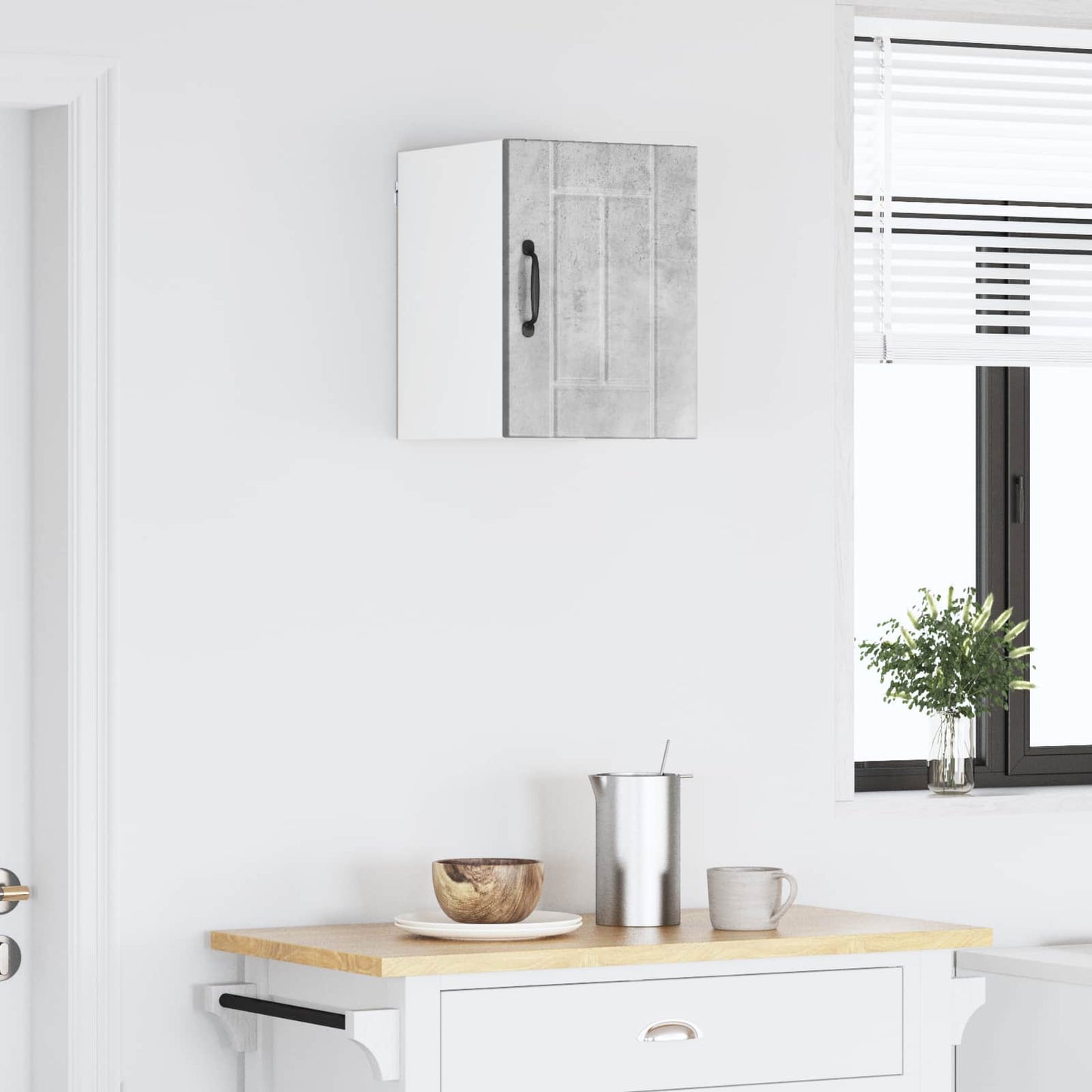 Armadietto a muro LUCCA Grigio Cemento 30 x 31 x 40 cm | homemem39