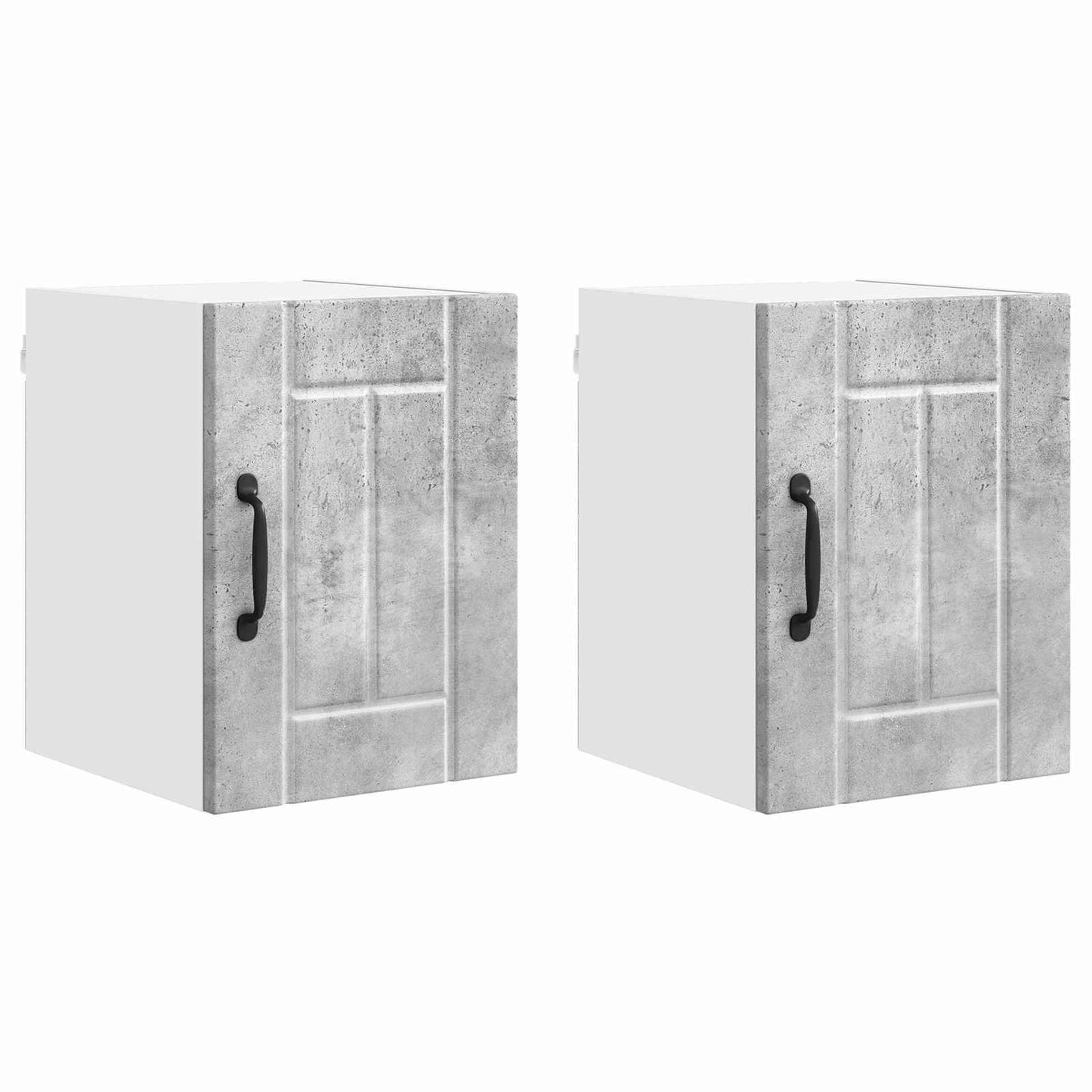 Armadietto a muro LUCCA 2 pcs Grigio Cemento 30 x 31 x 40 cm