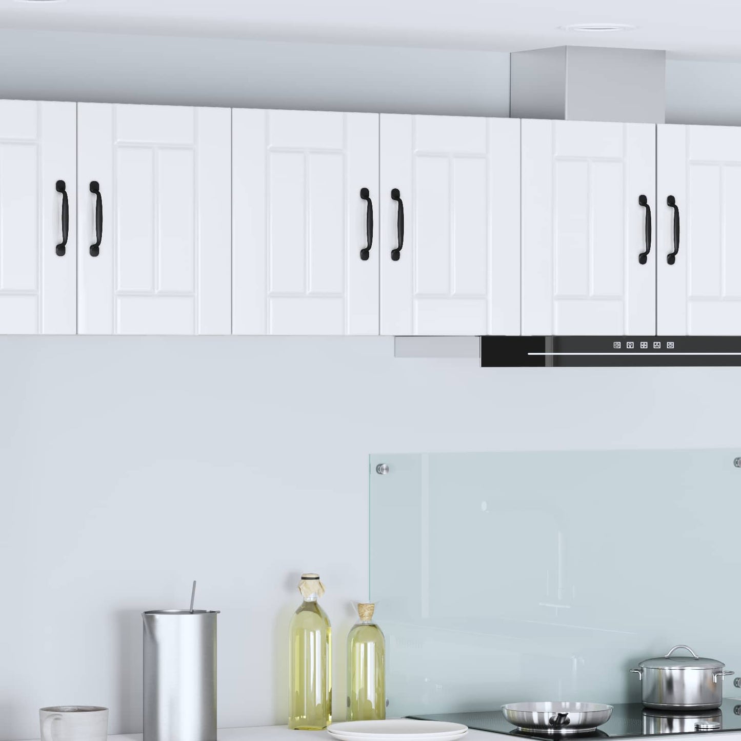 Armadietto a muro LUCCA 2 pcs Bianco Lucido 30 x 31 x 40 cm | homemem39