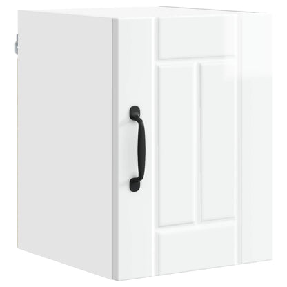Armadietto a muro LUCCA 2 pcs Bianco Lucido 30 x 31 x 40 cm