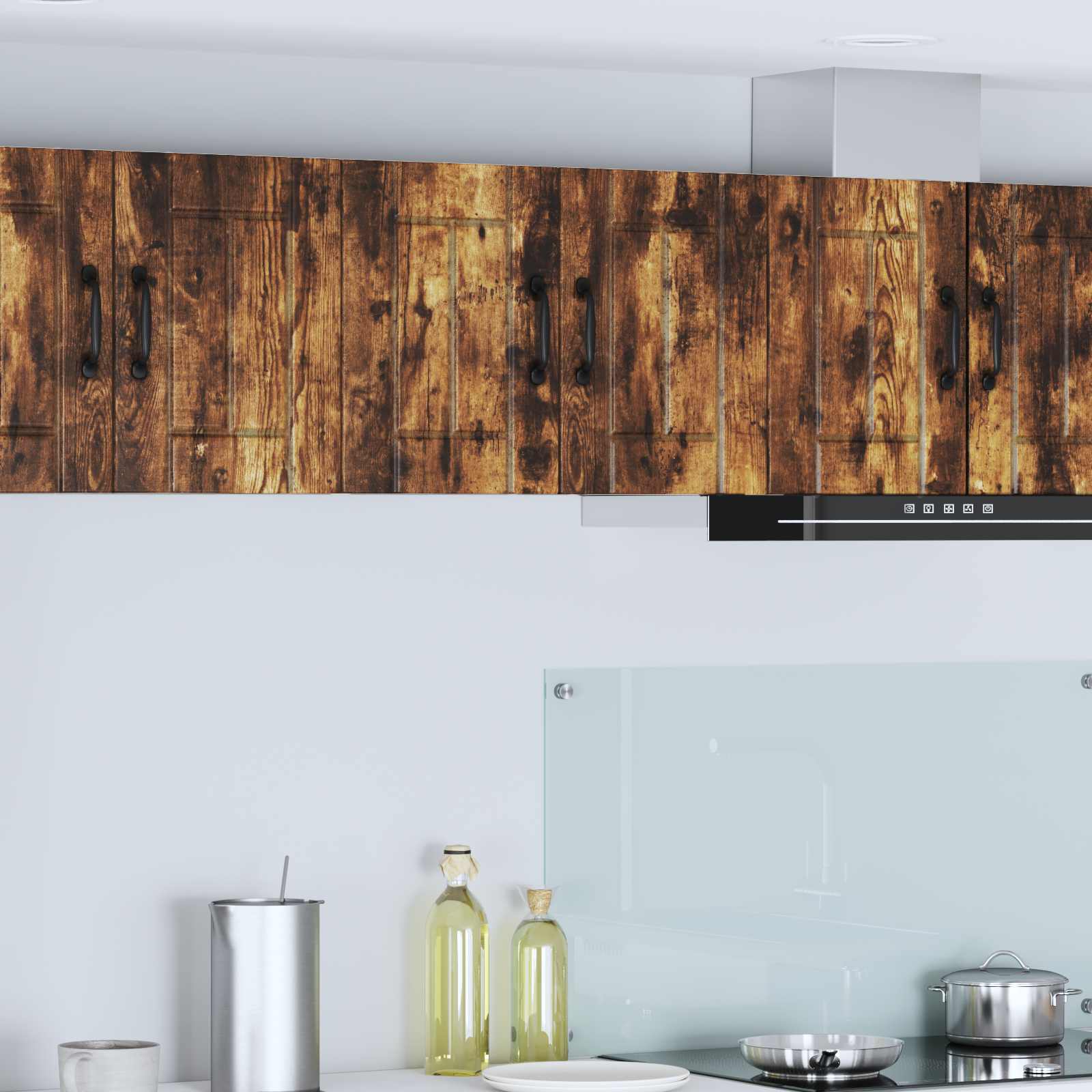 Armadietto a muro LUCCA Rovere Fumo 30 x 31 x 40 cm | homemem39