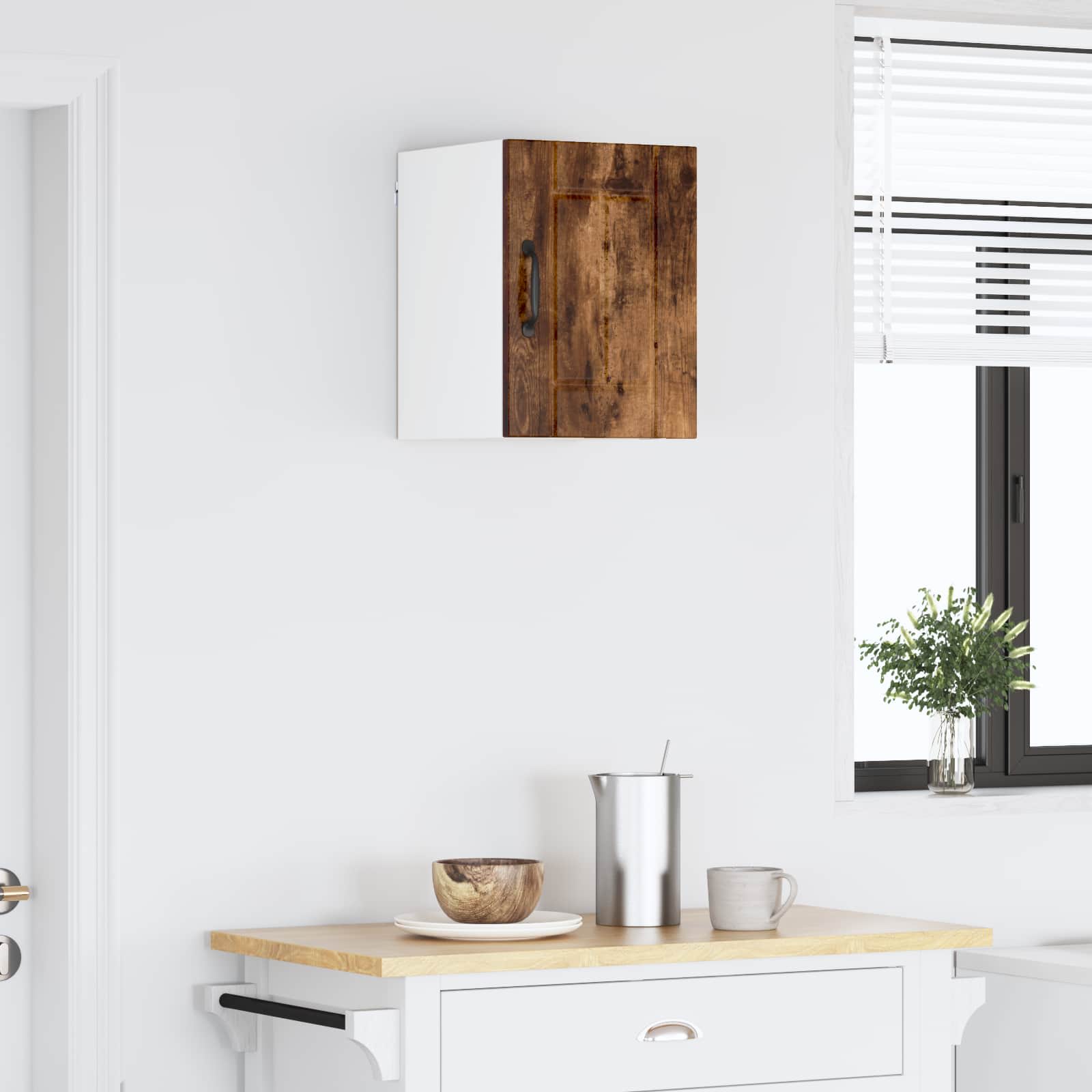 Armadietto a muro LUCCA Rovere Fumo 30 x 31 x 40 cm | homemem39
