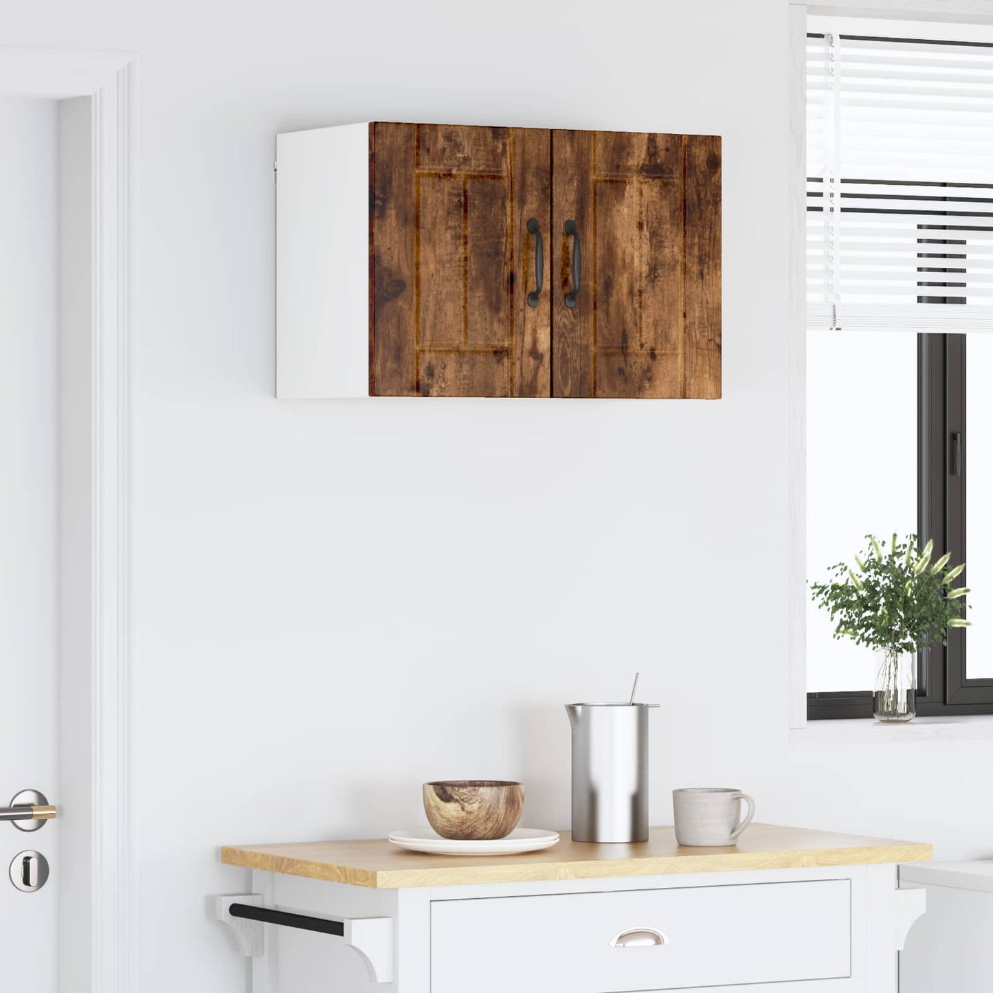 Armadietto a muro LUCCA 2 pcs Rovere Fumo 30 x 31 x 40 cm | homemem39
