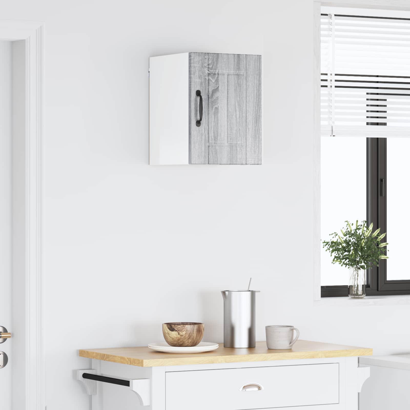 Armadietto a muro LUCCA Grigio Sonoma 30 x 31 x 40 cm | homemem39