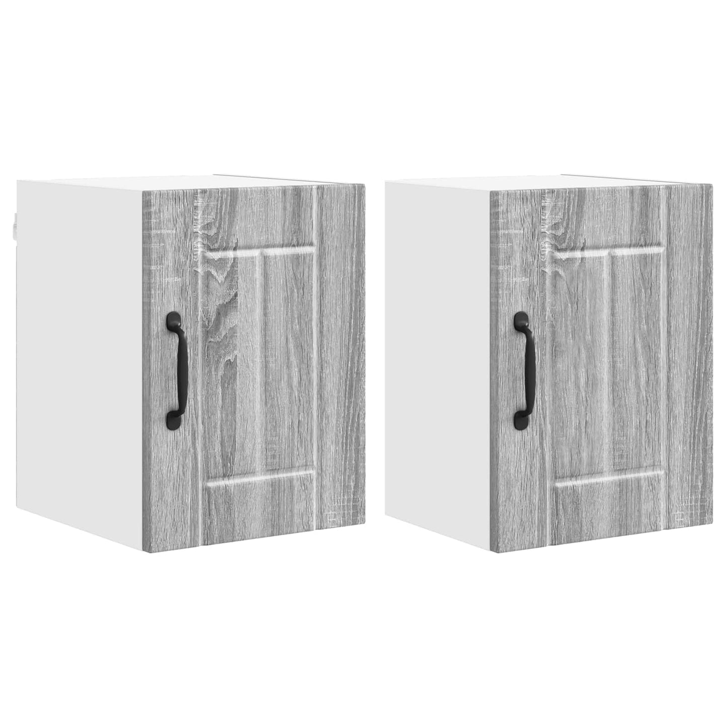 Armadietto a muro LUCCA 2 pcs Grigio Sonoma 30 x 31 x 40 cm