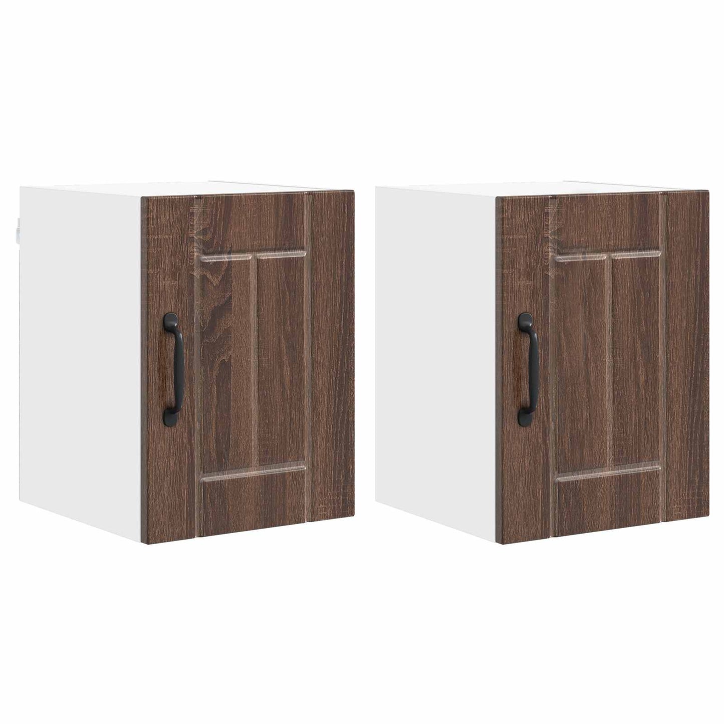 Armadietto a muro LUCCA 2 pcs Rovere Marrone 30 x 31 x 40 cm