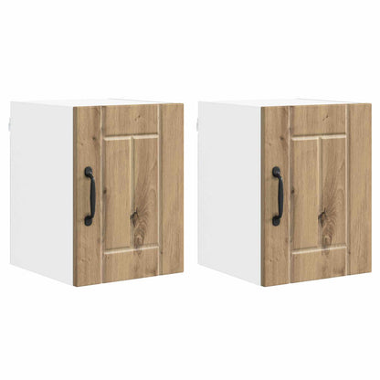 Armadietto a muro LUCCA 2 pcs Rovere Artigianale