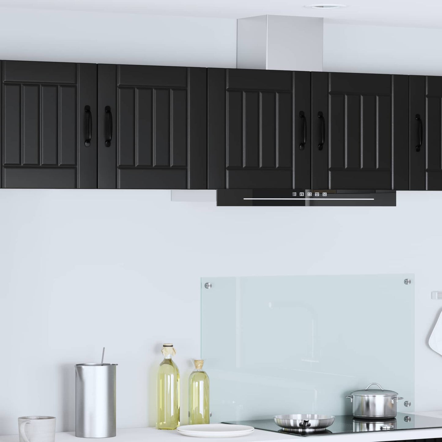 Armadietto a muro LUCCA 2 pcs Nero 40 x 31 x 40 cm