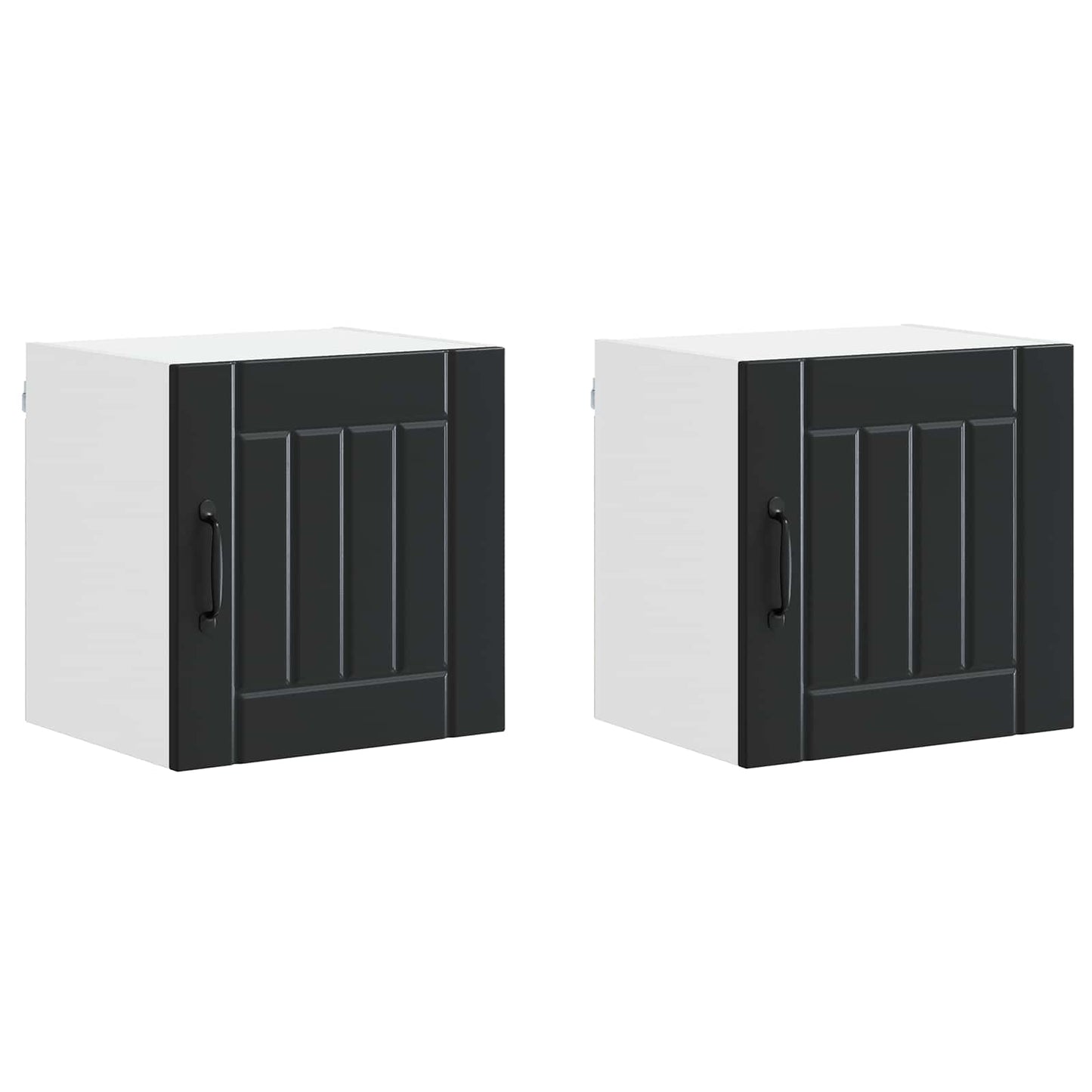 Armadietto a muro LUCCA 2 pcs Nero 40 x 31 x 40 cm | homemem39