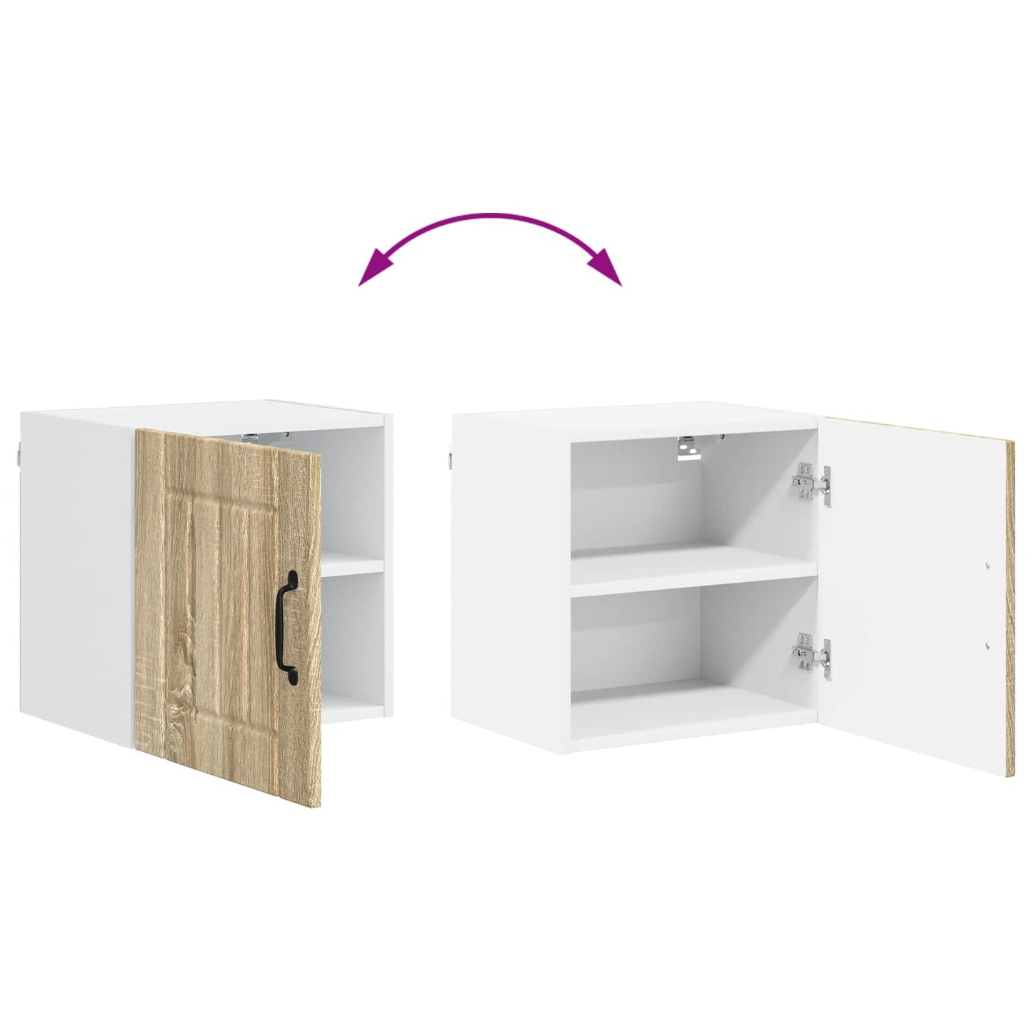 Armadietto a muro LUCCA Rovere Sonoma 40 x 31 x 40 cm