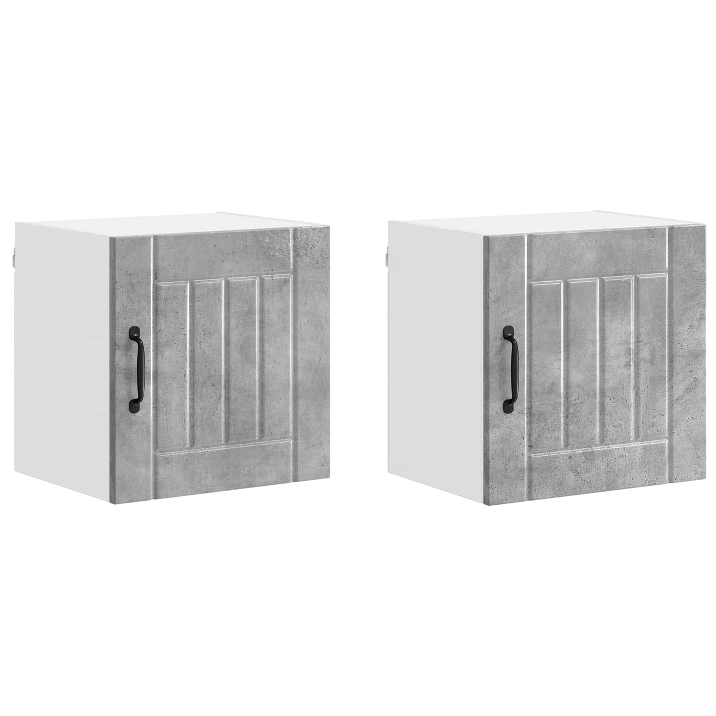 Armadietto a muro LUCCA 2 pcs Grigio Cemento 40 x 31 x 40 cm | homemem39