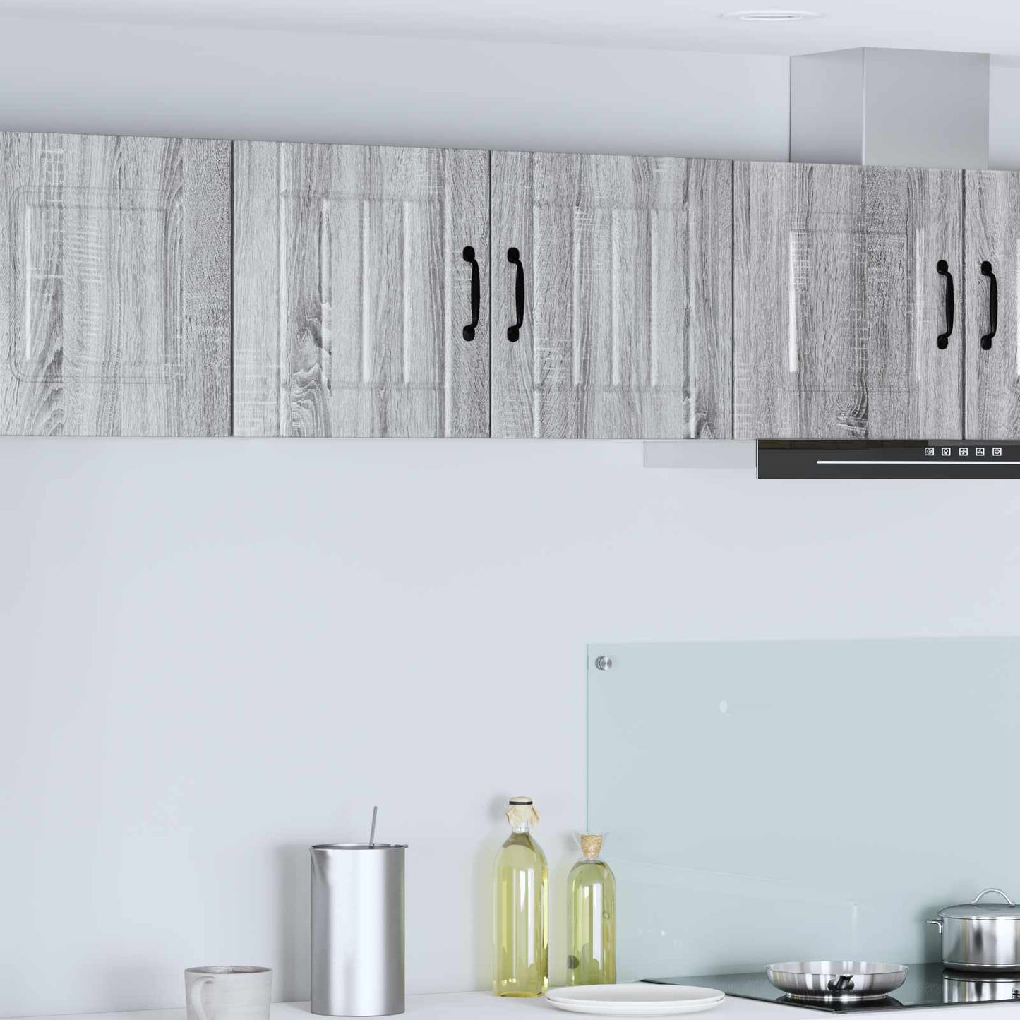 Armadietto a muro LUCCA Grigio Sonoma 40 x 31 x 40 cm | homemem39