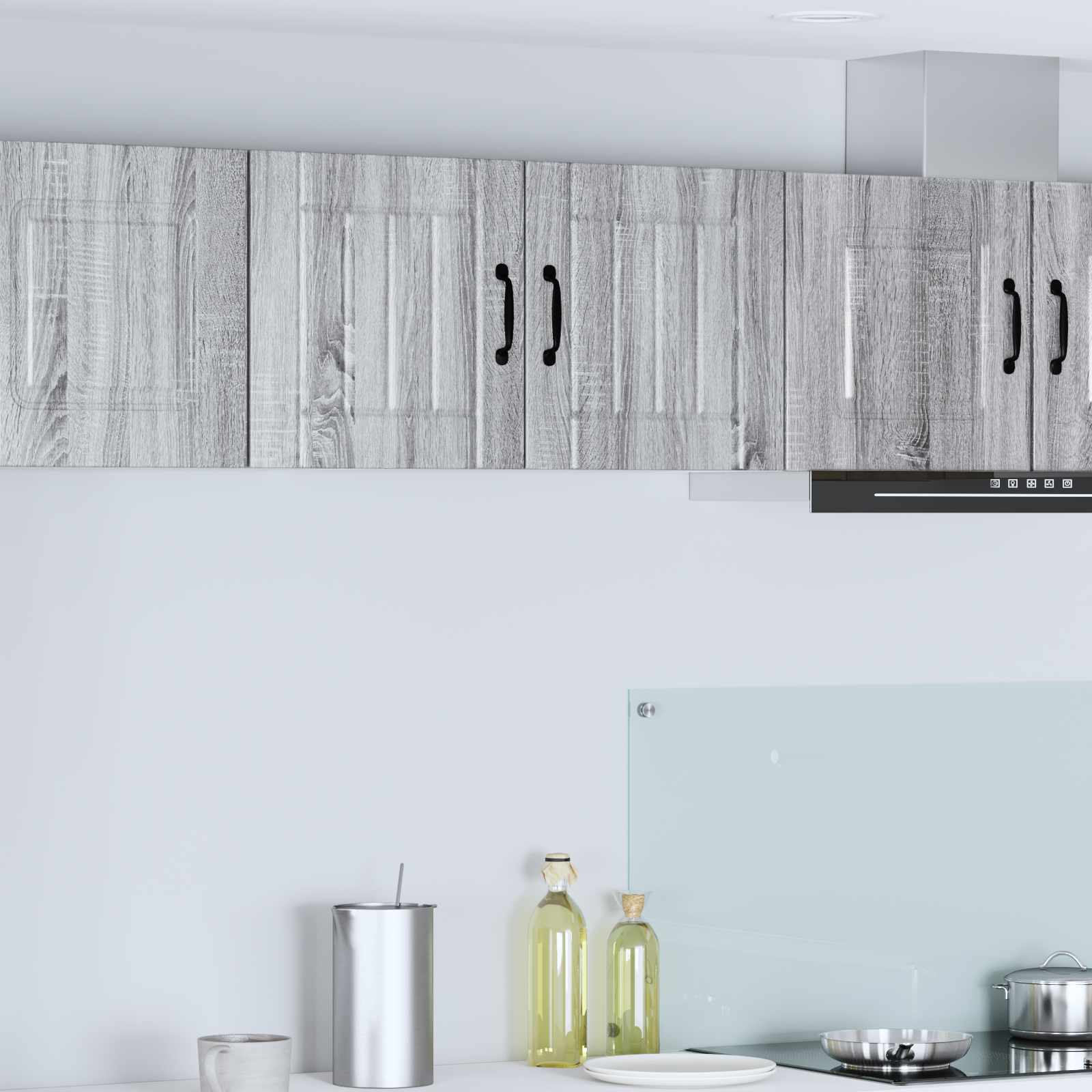 Armadietto a muro LUCCA 2 pcs Grigio Sonoma 40 x 31 x 40 cm | homemem39