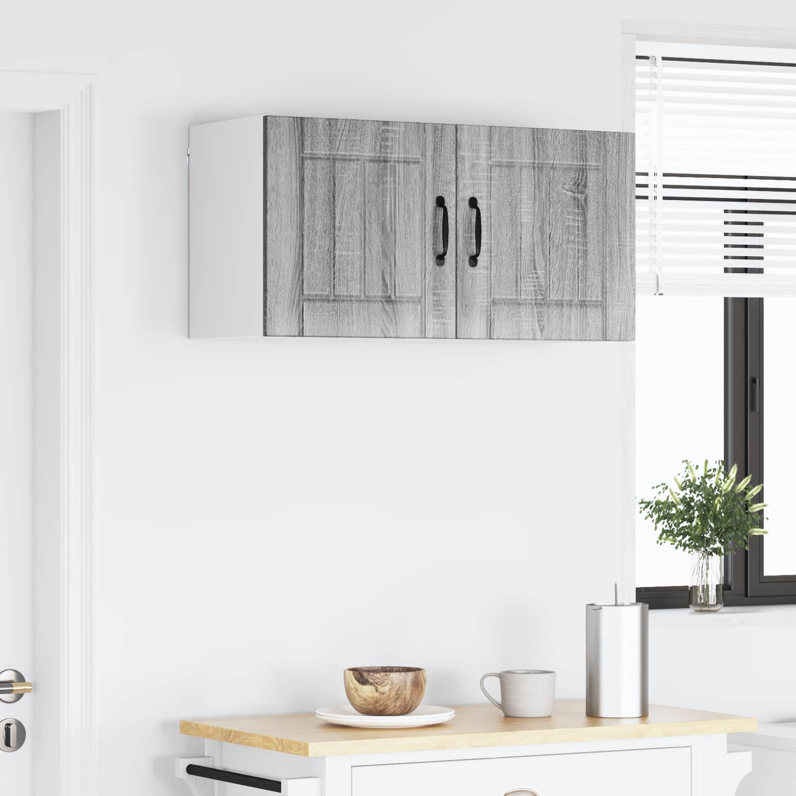 Armadietto a muro LUCCA 2 pcs Grigio Sonoma 40 x 31 x 40 cm | homemem39