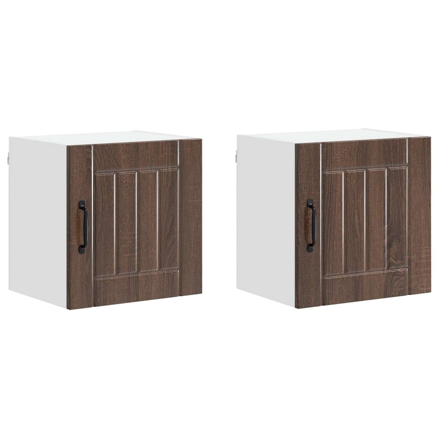 Armadietto a muro LUCCA 2 pcs Rovere Marrone 40 x 31 x 40 cm