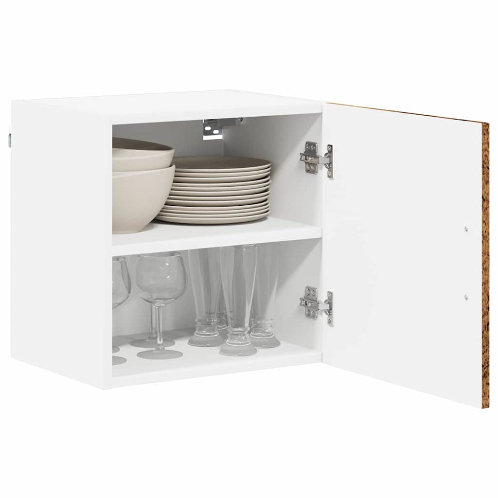 Armadietto a muro LUCCA 2 pcs Legno antico 40 x 31 x 40 cm