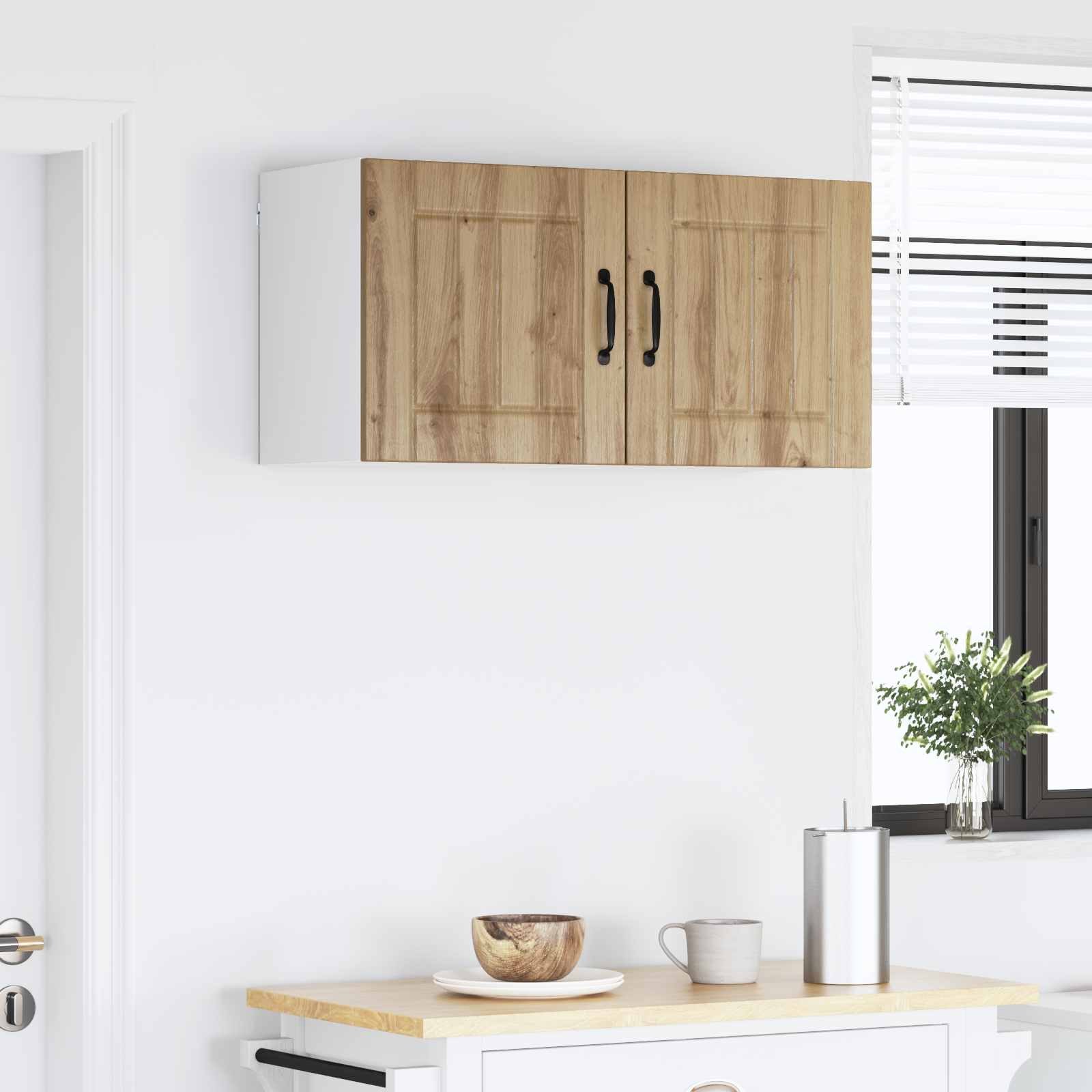Armadietto a muro LUCCA 2 pcs Rovere Artigianale | homemem39