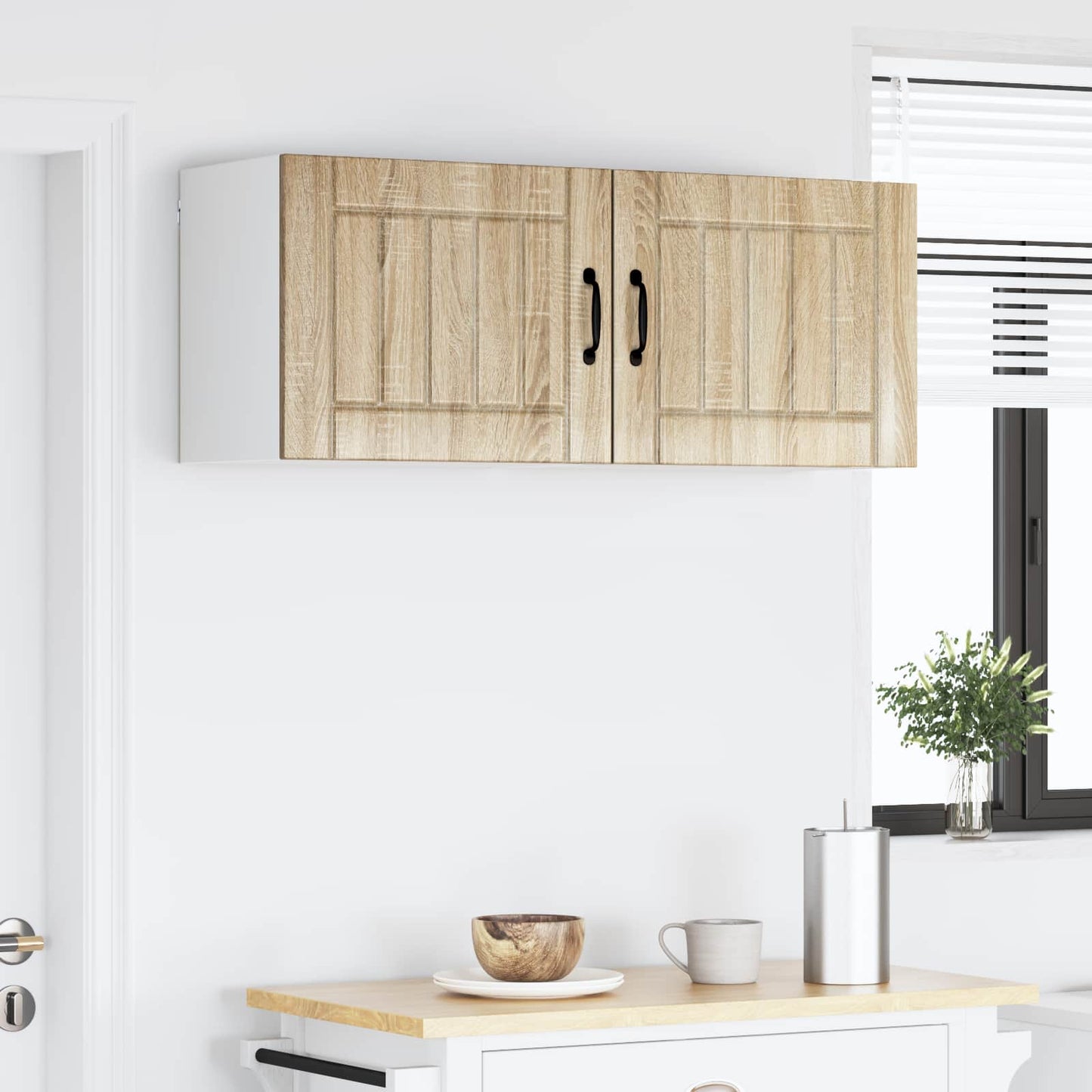 Armadietto a muro LUCCA 2 pcs Rovere Sonoma 50 x 31 x 40 cm | homemem39