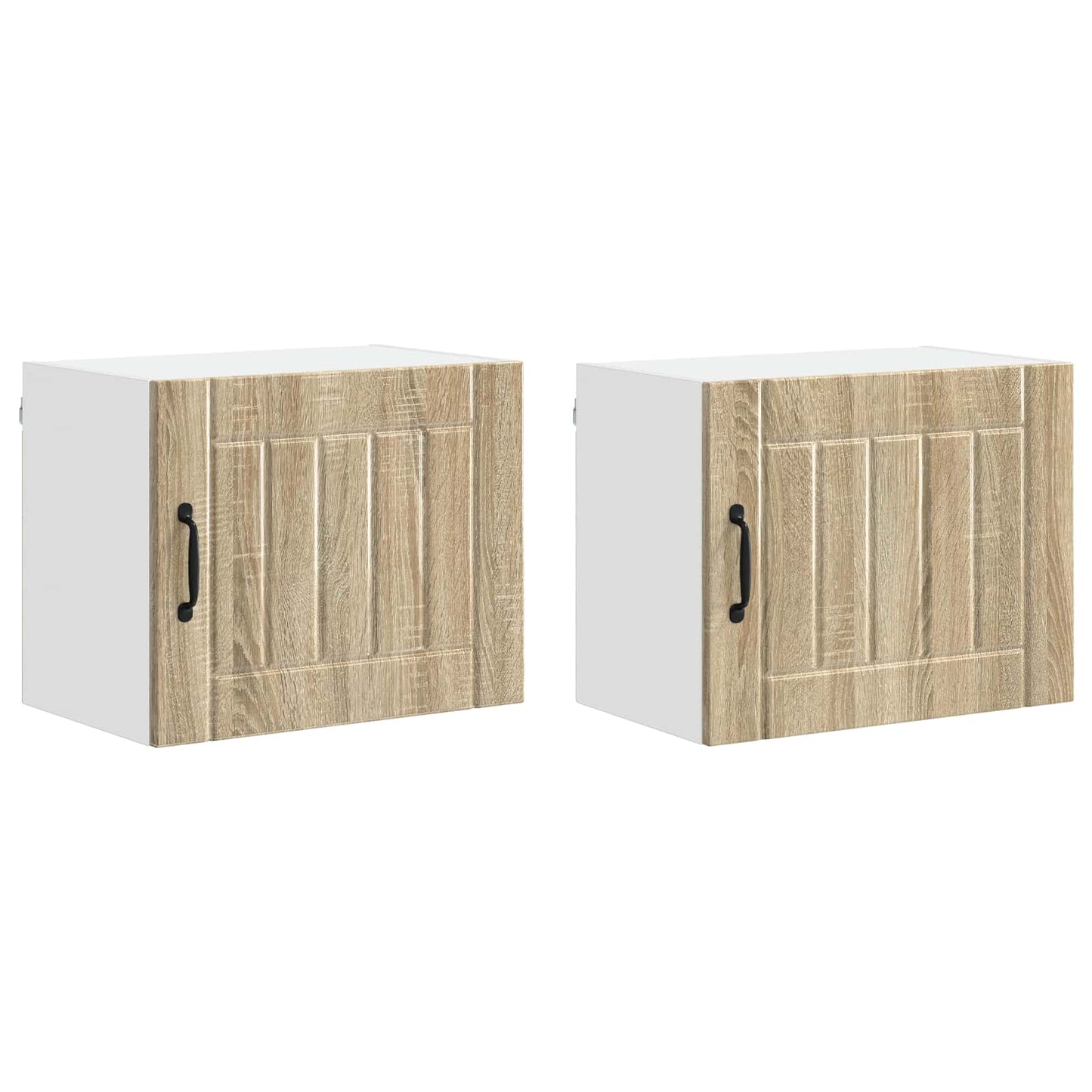 Armadietto a muro LUCCA 2 pcs Rovere Sonoma 50 x 31 x 40 cm | homemem39