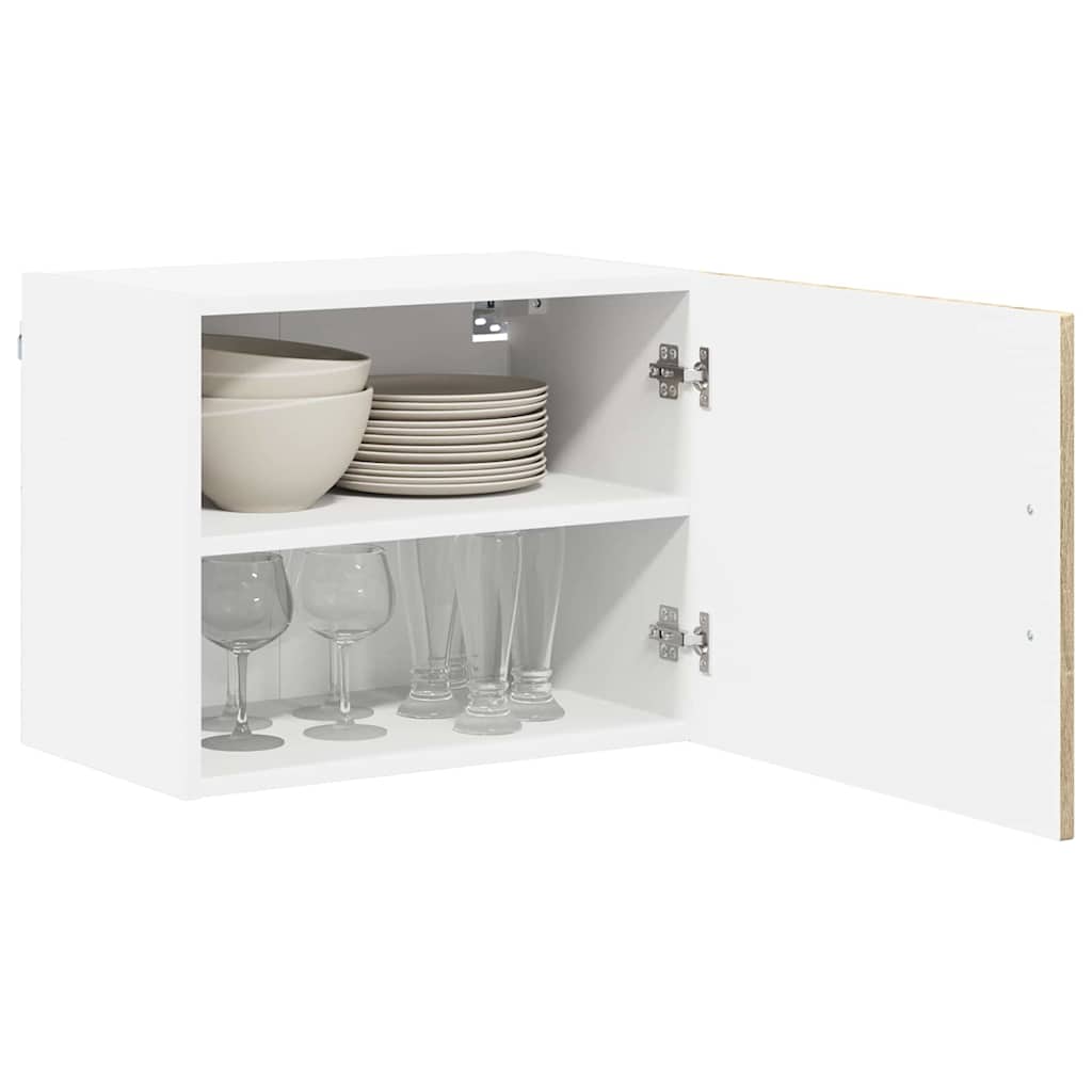 Armadietto a muro LUCCA 2 pcs Rovere Sonoma 50 x 31 x 40 cm | homemem39