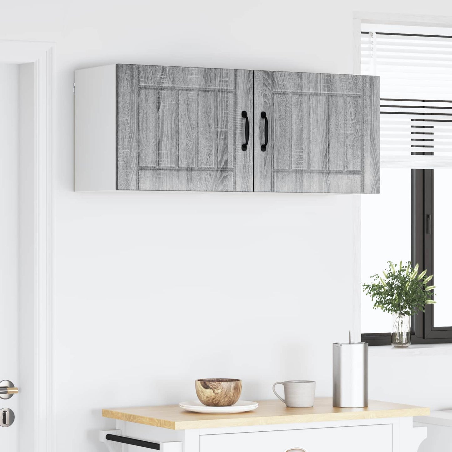 Armadietto a muro LUCCA 2 pcs Grigio Sonoma 50 x 31 x 40 cm | homemem39