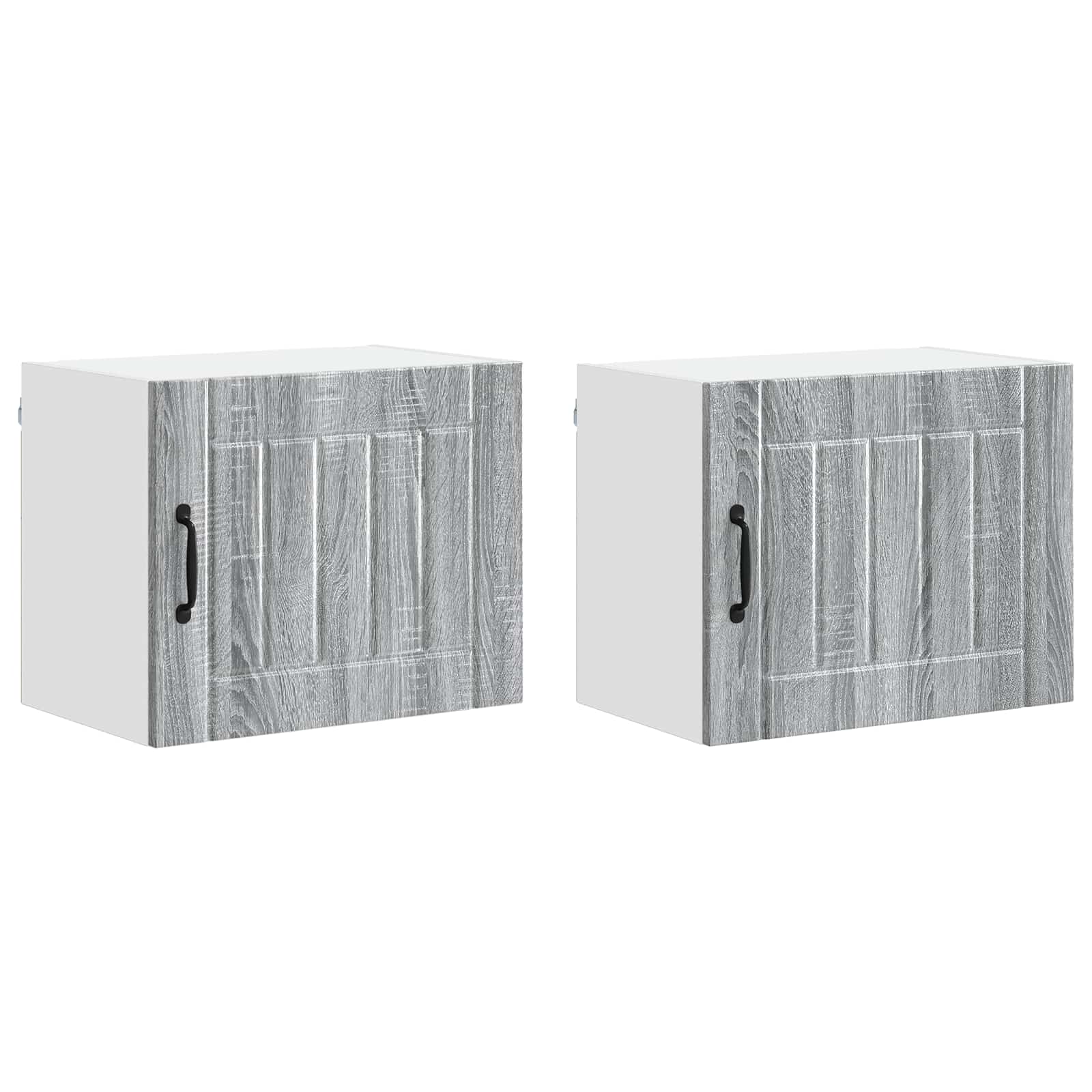 Armadietto a muro LUCCA 2 pcs Grigio Sonoma 50 x 31 x 40 cm | homemem39