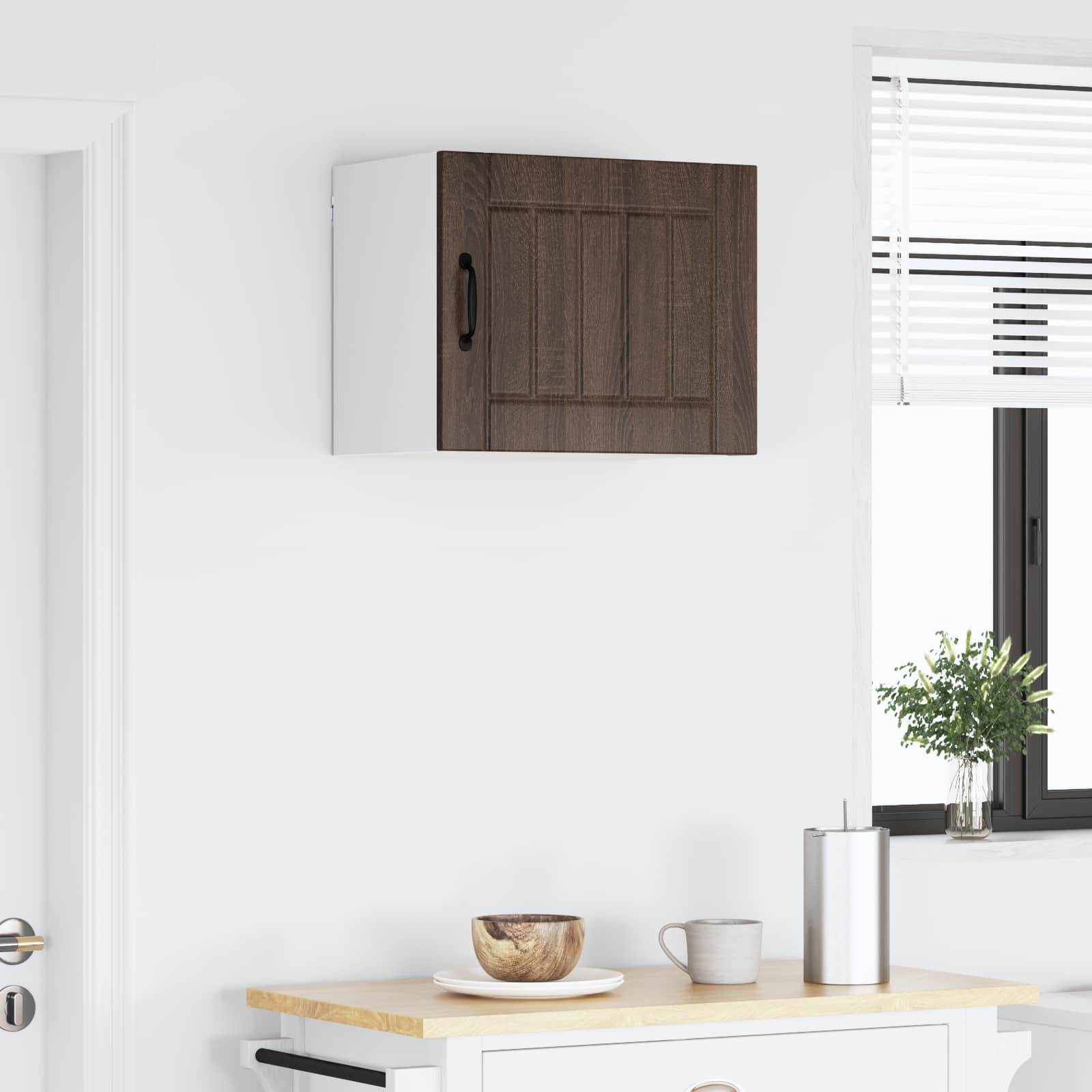 Armadietto a muro LUCCA Rovere Marrone 50 x 31 x 40 cm | homemem39