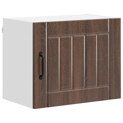Armadietto a muro LUCCA 2 pcs Rovere Marrone 50 x 31 x 40 cm