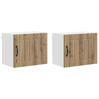 Armadietto a muro LUCCA 2 pcs Rovere Artigianale