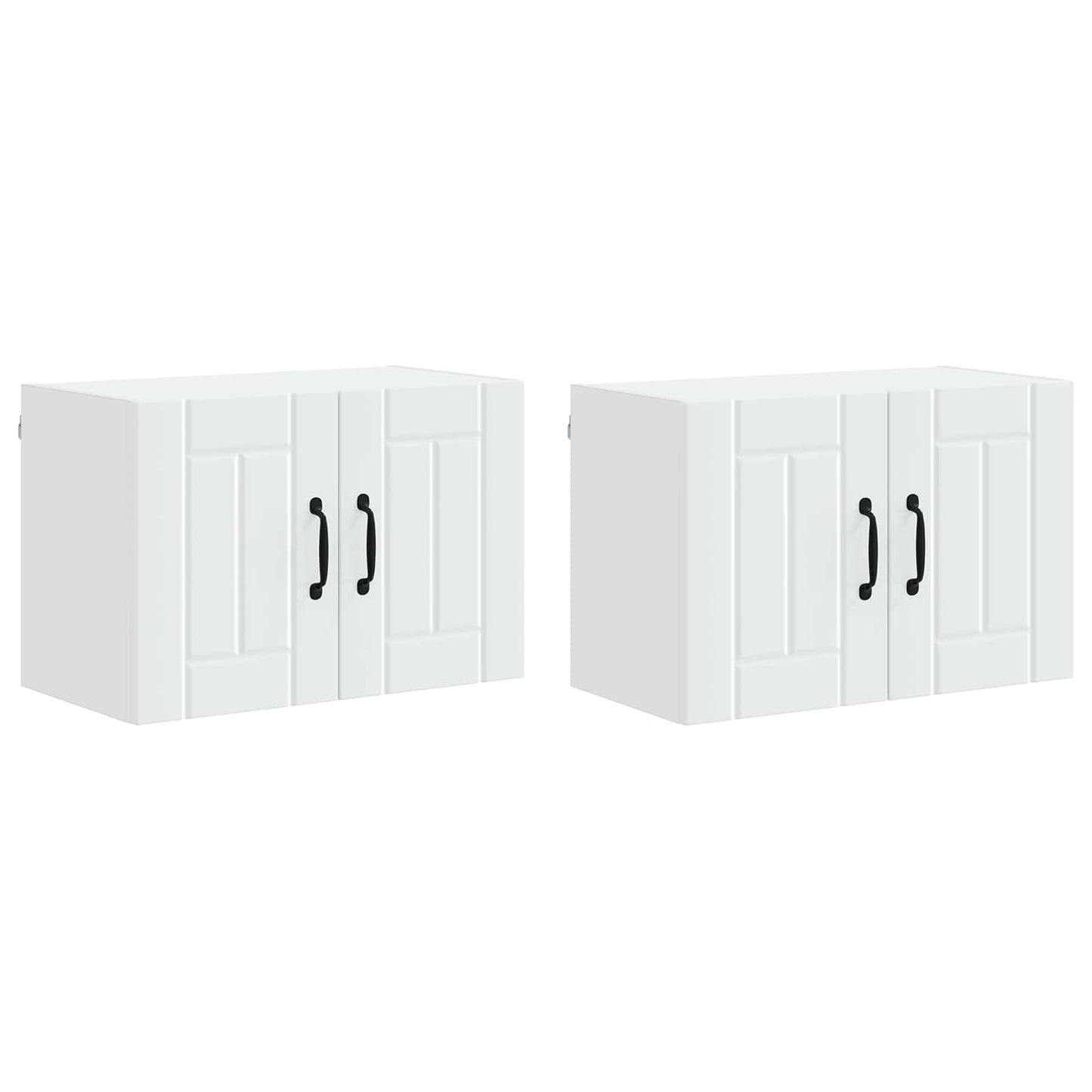 Armadietto a muro LUCCA 2 pcs Bianco 60 x 31 x 40 cm | homemem39