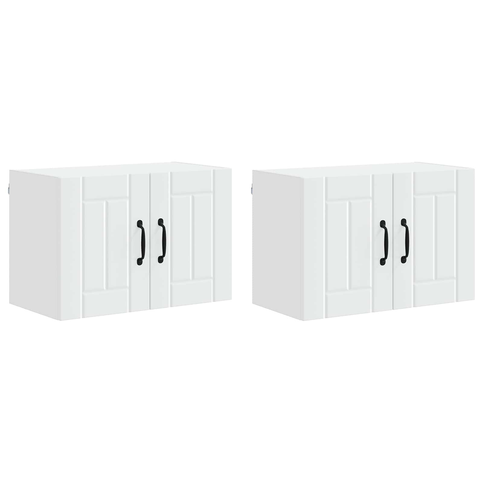 Armadietto a muro LUCCA 2 pcs Bianco 60 x 31 x 40 cm | homemem39