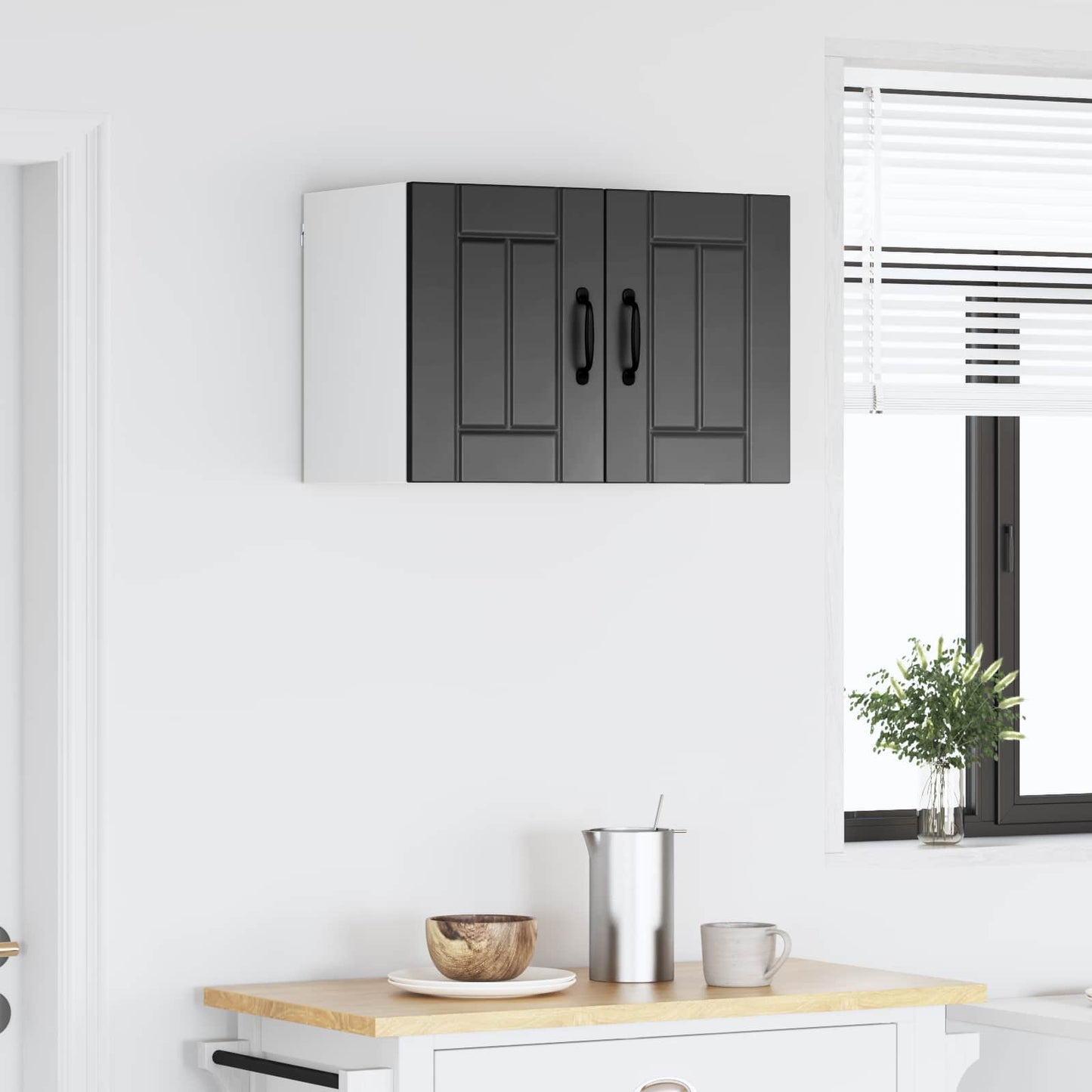 Armadietto a muro LUCCA Nero 60 x 31 x 40 cm | homemem39