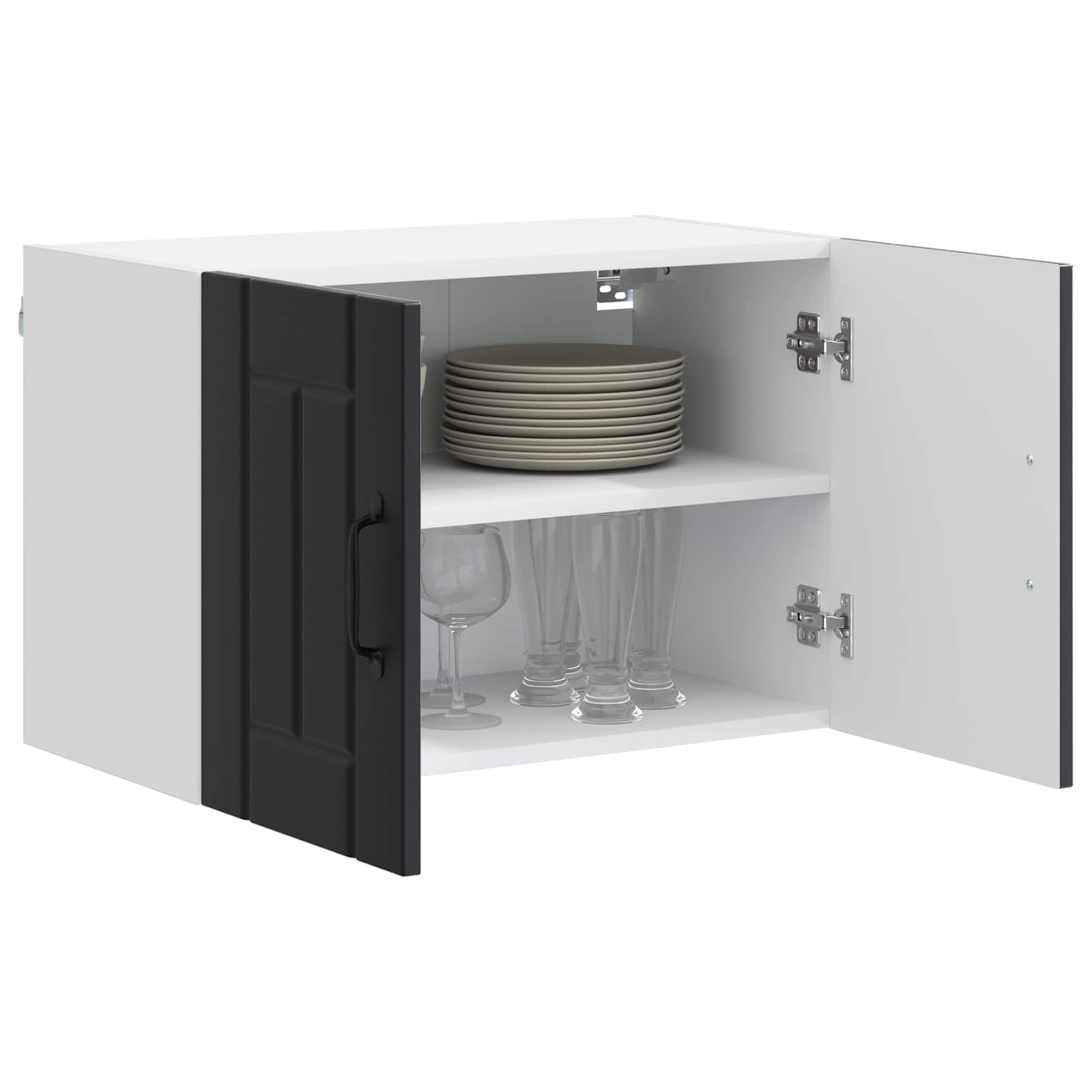 Armadietto a muro LUCCA Nero 60 x 31 x 40 cm | homemem39
