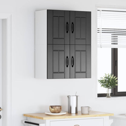 Armadietto a muro LUCCA 2 pcs Nero 60 x 31 x 40 cm | homemem39