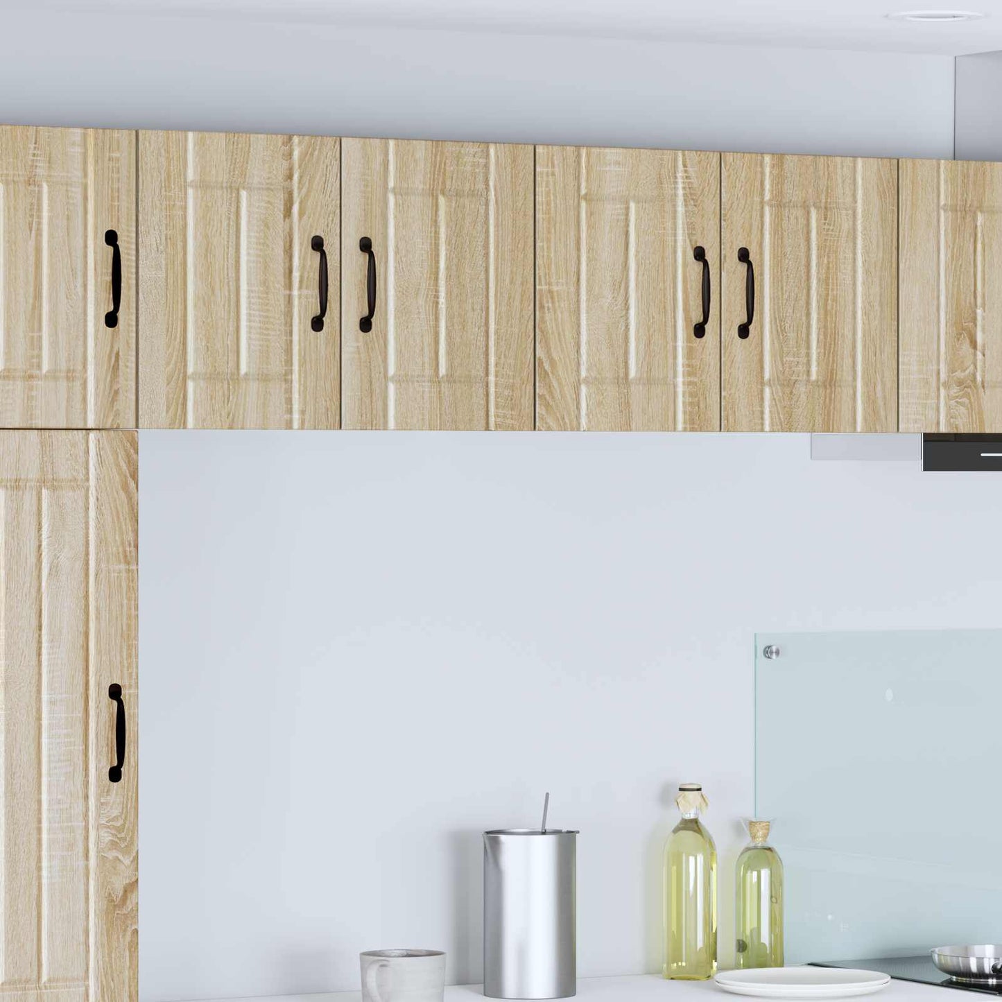 Armadietto a muro LUCCA 2 pcs Rovere Sonoma 60 x 31 x 40 cm | homemem39