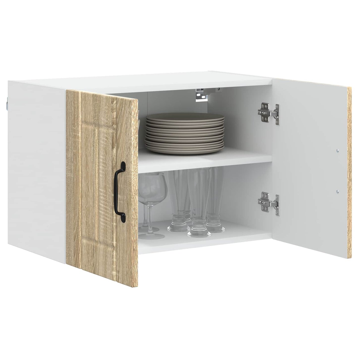 Armadietto a muro LUCCA 2 pcs Rovere Sonoma 60 x 31 x 40 cm