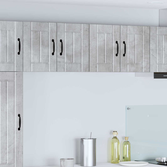 Armadietto a muro LUCCA 2 pcs Grigio Cemento 60 x 31 x 40 cm | homemem39