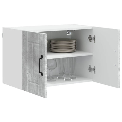 Armadietto a muro LUCCA 2 pcs Grigio Cemento 60 x 31 x 40 cm | homemem39