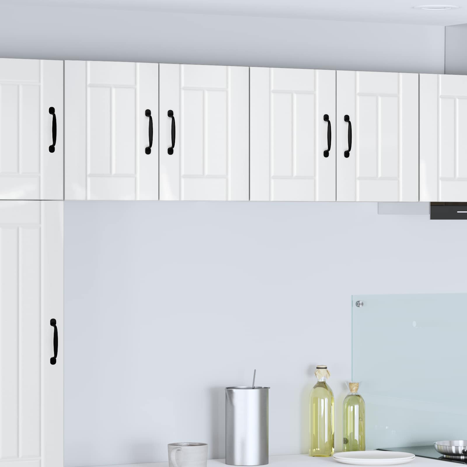 Armadietto a muro LUCCA Bianco Lucido 60 x 31 x 40 cm | homemem39
