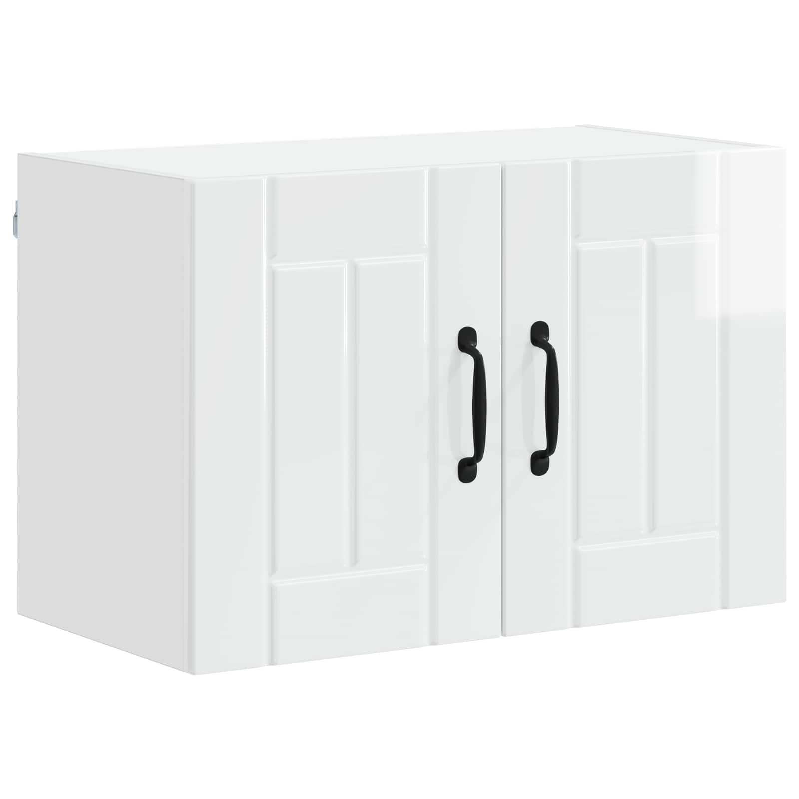 Armadietto a muro LUCCA 2 pcs Bianco Lucido 60 x 31 x 40 cm | homemem39