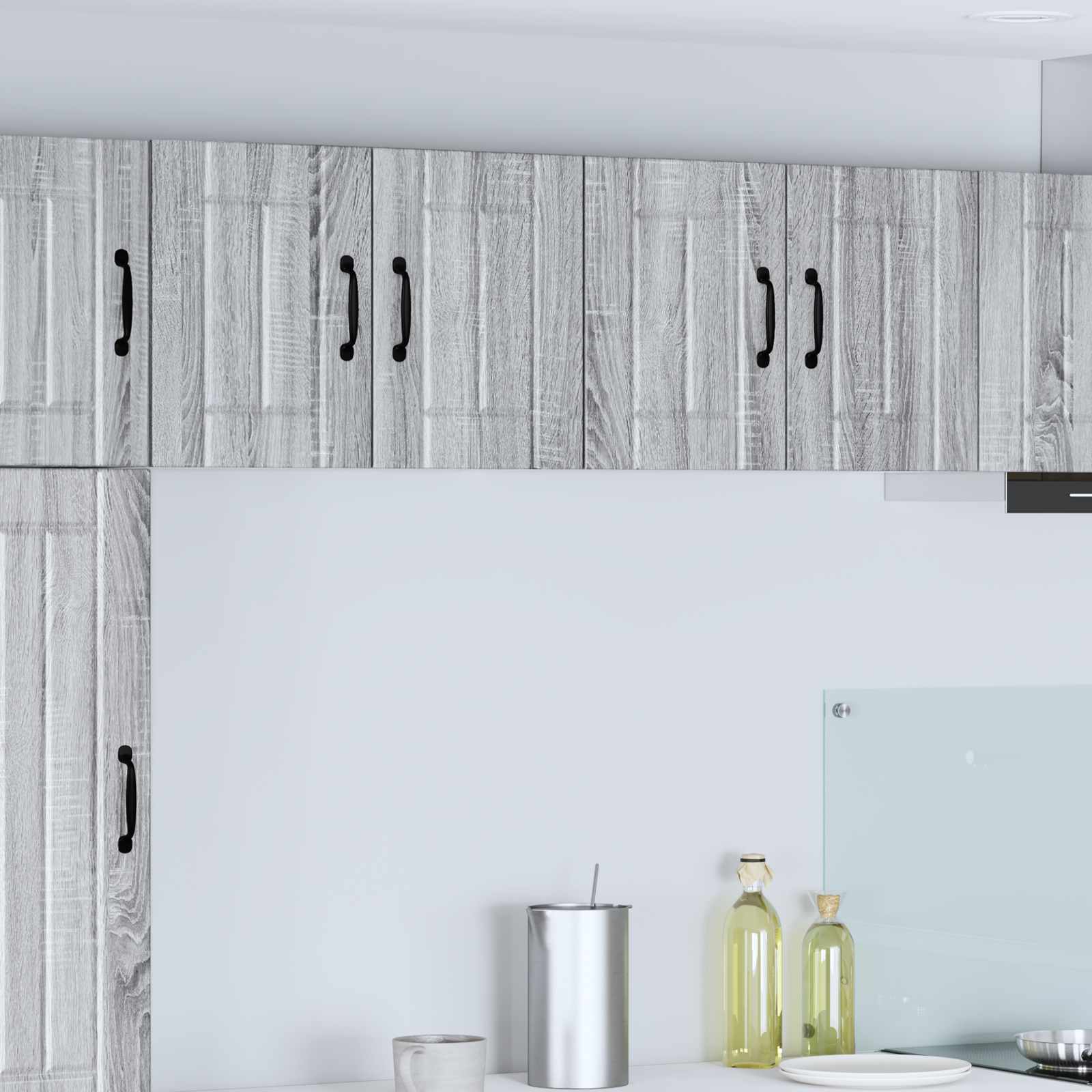 Armadietto a muro LUCCA 2 pcs Grigio Sonoma 60 x 31 x 40 cm | homemem39