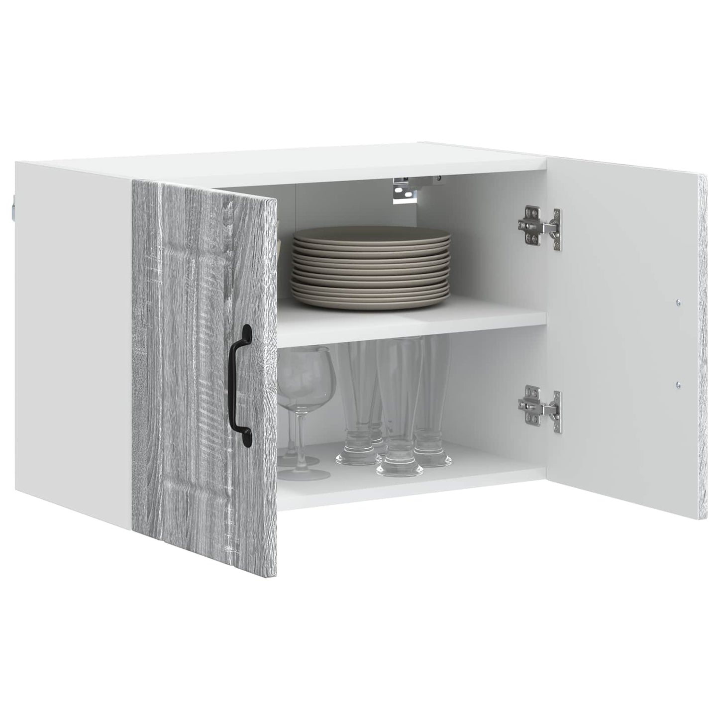 Armadietto a muro LUCCA 2 pcs Grigio Sonoma 60 x 31 x 40 cm | homemem39