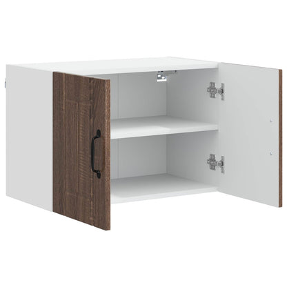 Armadietto a muro LUCCA 2 pcs Rovere Marrone 60 x 31 x 40 cm | homemem39