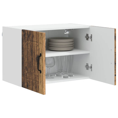 Armadietto a muro LUCCA 2 pcs Legno antico 60 x 31 x 40 cm