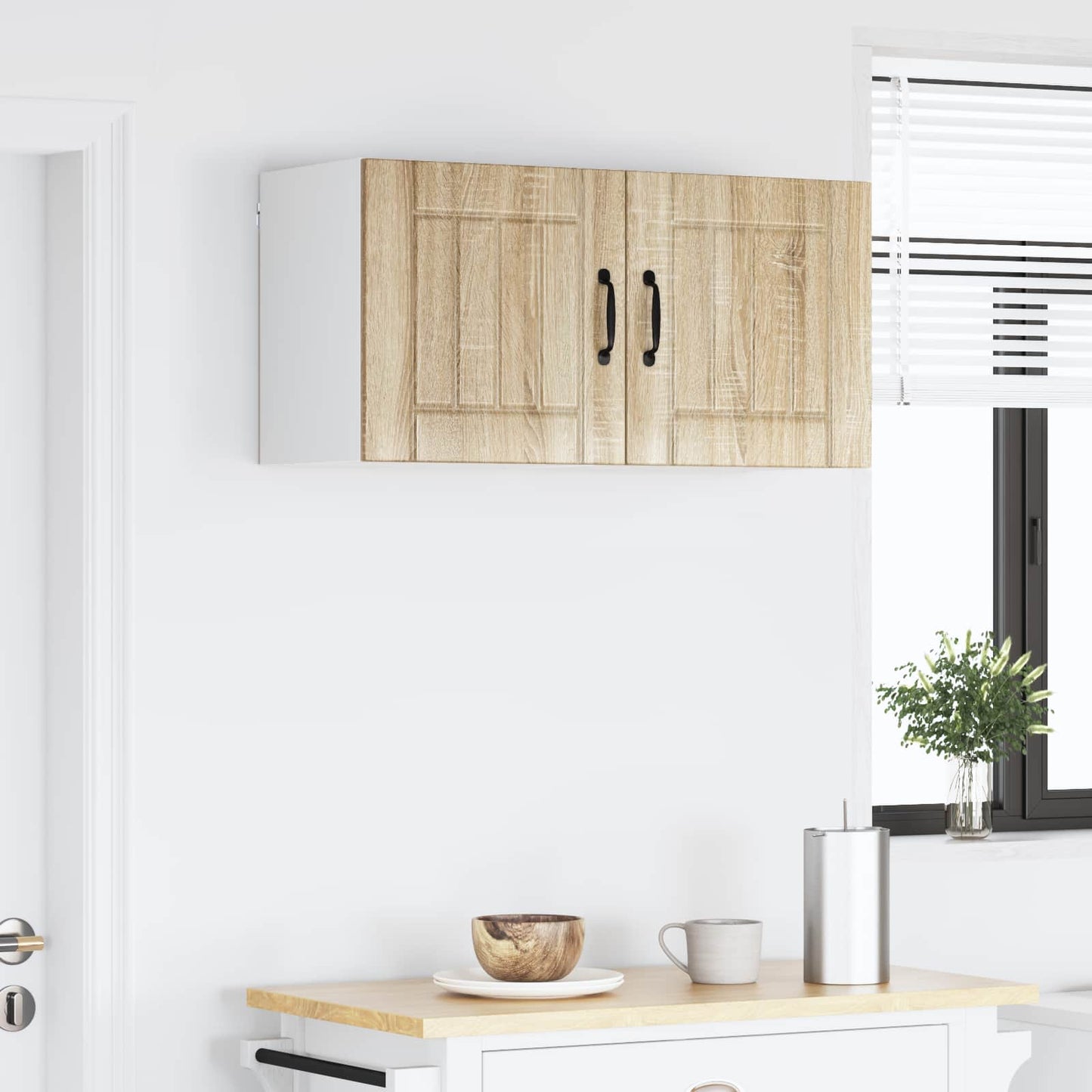 Armadietto a muro LUCCA Rovere Sonoma 80 x 31 x 40 cm