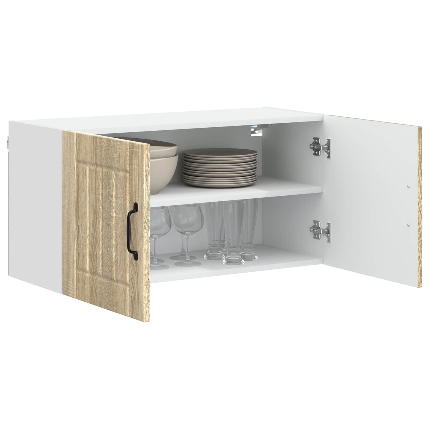 Armadietto a muro LUCCA Rovere Sonoma 80 x 31 x 40 cm