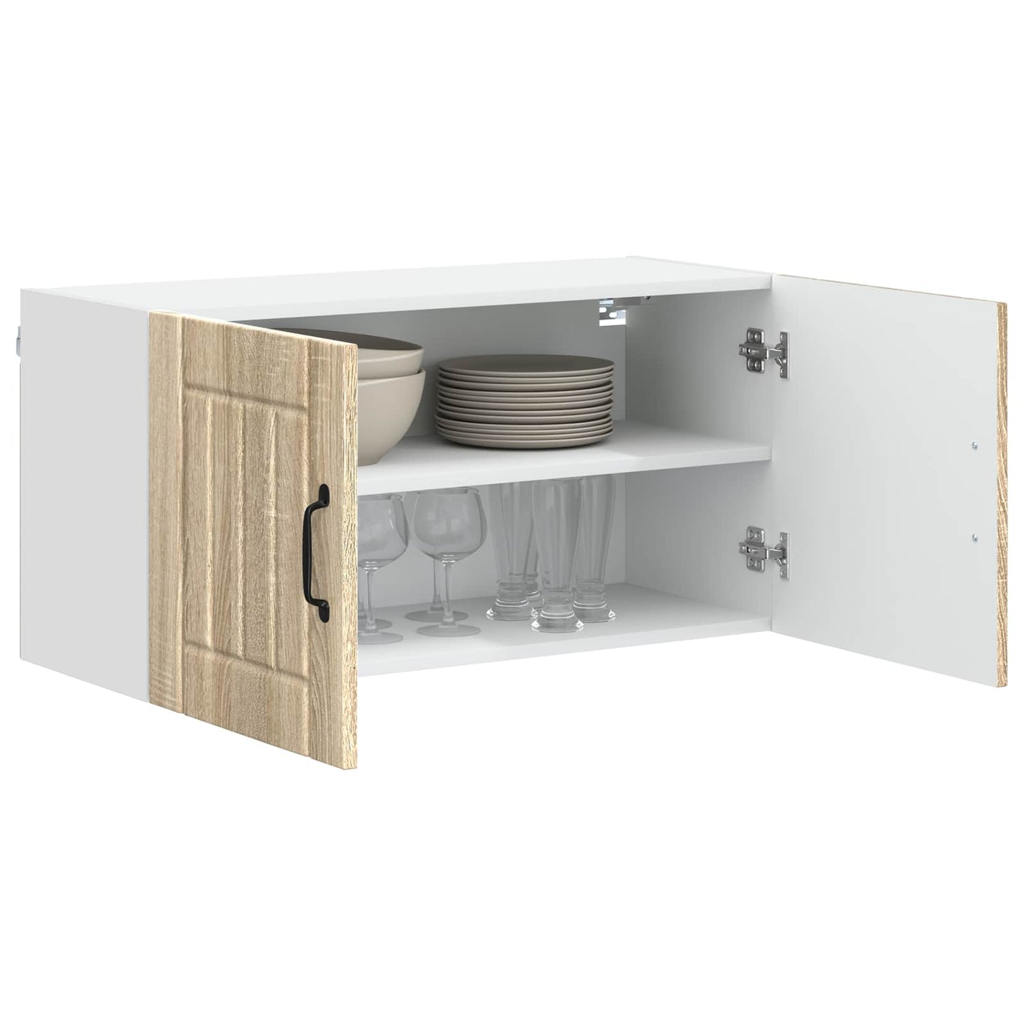 Armadietto a muro LUCCA Rovere Sonoma 80 x 31 x 40 cm
